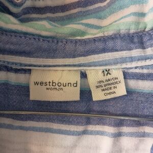 Striped Button-Up Shirt